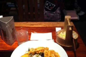 Overcooked tempura