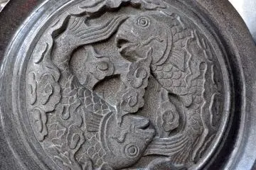 <p>A unique fish motif</p>