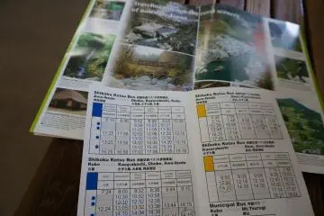 <p>แวะ information center เอาตารางรถมานั่งแพลน</p>