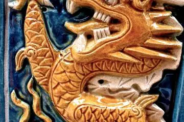 <p>One of the gorgeous dragons I found at Masobyo - Yokohama Chinatown.</p>