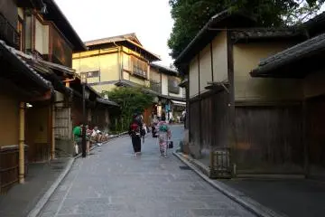 <p>Earlier in the day this street would have been crowded</p>
