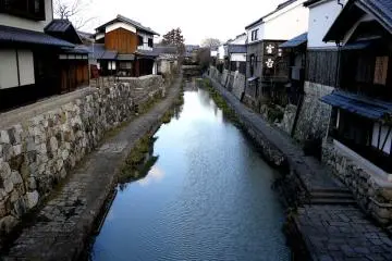 <p>Looking along the canal</p>