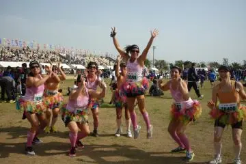 Team Concentric ladies from military base Camp Courtney - excited and ready to go!