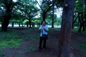 <p>Koganei Kōen is typically silent, despite being in the heart of Tokyo... unless there's a lone shakuhachi player out!</p>