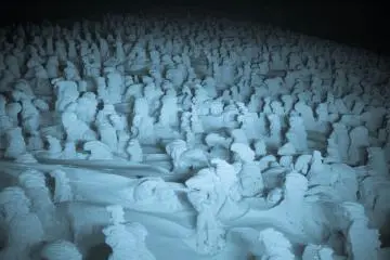 ภาพลวงตาตอนกลางคืนทำให้ดูเหมือนมันกำลังมุ่งหน้าไปไหนสักที่