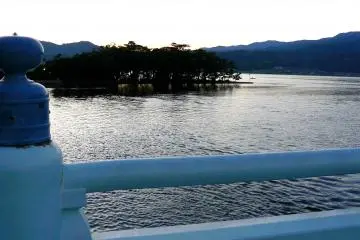 <p>Evening view at Amano-Hashidate &nbsp;</p>
