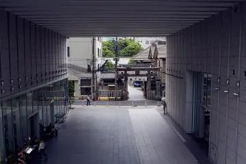 <p>The big city has built up around Ohatsu&nbsp;Tenjin over decades</p>
