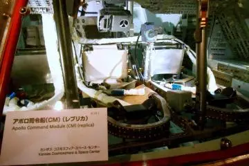 <p>Replica of Apollo Command Module</p>