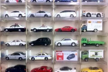 Retro and Modern Tomica Cars