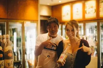 <p>Sake stroberi, sake terlezat yang penah saya coba!</p>
