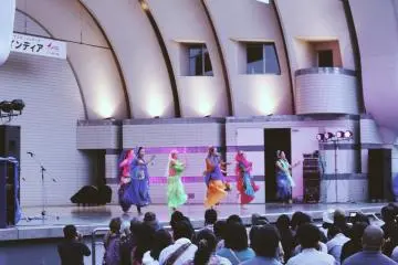 <p>One of the dance performances</p>