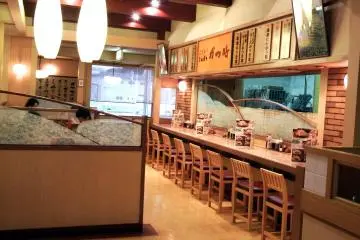 <p>Inside the restaurant</p>