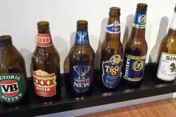 <p>The beer menu</p>
