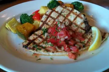 <p>Grilled swordfish</p>