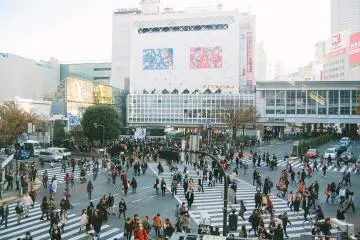 <p>Shibuya Crossing on Sunday afternoon.</p>
