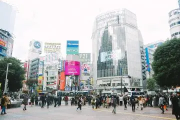 <p>The crowd of Shibuya Crossing at daytime</p>