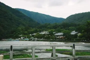 Vista del monte Arashima desde Togetsukyo