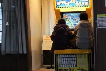 심박스. 건기를 실제로 조작체험할 수 있다