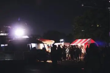 The food area