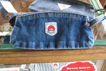 These pencil cases are made from recycled cuts, Betty Smith is a green too