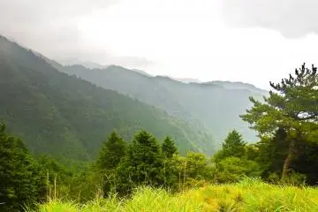 <p>The only clear view of the day from `Miharadaishi`</p>