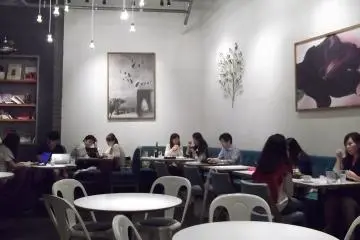 <p>The view from my table</p>