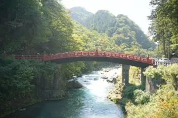<p>สะพาน Shinkyo เป็นส่วนหนึ่งของศาลเจ้า Futatasan</p>