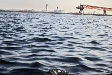 <p>You can take photos from any height as well as lower the camera near the water, I wasn't actually in the water so no need to worry.&nbsp;</p>