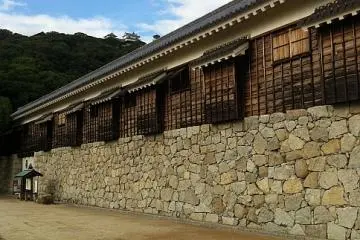 Walls with the castle above