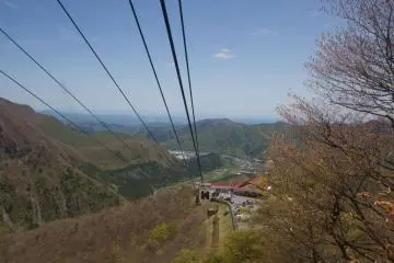 View from the top of Akechidaira ropeway