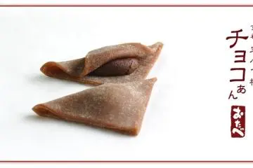 <p>Chocoan otabe - นามะยัทสึฮาชิรสช็อกโกแลตที่แผ่นแป้งบางนุ่มนั้นผสมผงโกโก้ลงไป ห่อด้วยไส้ถั่วแดงกวนผสมช็อกโกแลตชั้นดี เป็นความอร่อยตำรับประยุกต์ที่เป็นที่นิยมอีกตัวหนึ่ง</p>