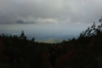 <p>Below the clouds, the view presents itself</p>