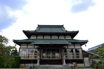 <p>Tampak depan bangunan utama (Soshi-do)</p>