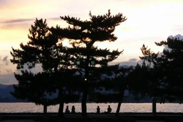 <p>The last colors of the day are slowly fading away</p>