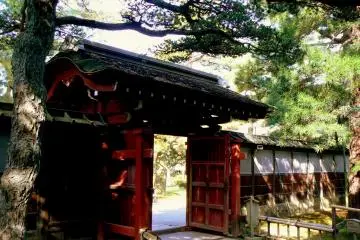 <p>Gate of Seisonkaku Villa</p>