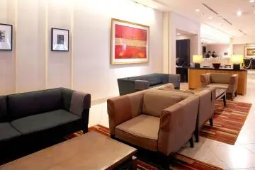 <p>Lobby of the hotel</p>
