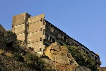 <p>Coal mines on Gunkanjima were closed down in 1974, and on April 20th everyone left the island; it has been uninhabited ever since</p>