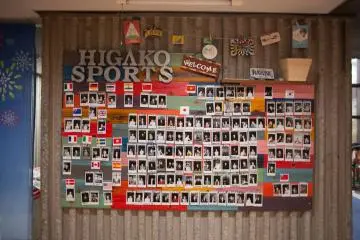 <p>Wall of residence from all over the world</p>