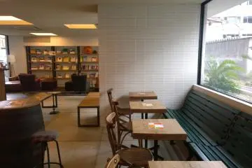 <p>อีกมุมมองของที่พักผ่อนหย่อนใจบริเวณ Lobby Zone ซึ่งตรงนี้ตอนกลางวันจะเป็นที่นักพักเก๋ๆ สามารถสั่งอาหารง่ายๆ ทานได้ แต่ตอนกลางคืนนั้นจะกลายเป็นบาร์เล็กๆ สุดฮิปที่สร้างบรรยากาศสนุกสนานครื่นเครงรวมถึงสร้างมิตรภาพของนักเดินทางได้เป็นอย่างดีทีเดียว</p>