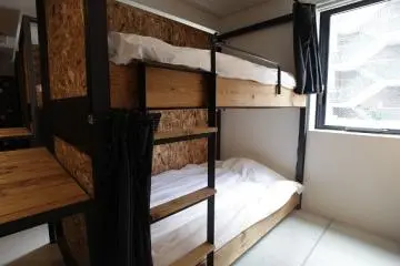 <p>(รูปจาก PIECE HOSTEL KYOTO) มาดูเตียงนอนสองชั้นแบบใกล้ๆ กันบ้าง นอกจากจะออกแบบเป็นพิเศษที่มีสไตล์เฉพาะตัวไม่เหมือนใครแล้ว เครื่องนอนนั้นยังใช้ของคุณภาพเยี่ยมที่ทำให้หลับสบายจนลืมไปว่ากำลังพักอยู่ในโฮสเทลเลยเชียวล่ะ</p>