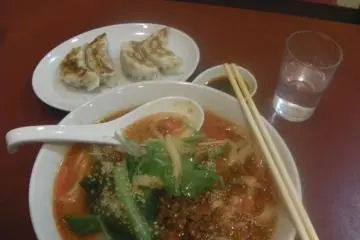 Tantan Noodles and Gyoza