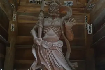 <p>One of the guards at the entrance</p>