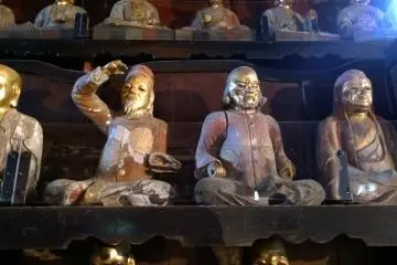 <p>Marco Polo and other famous disciples. Look for Kublai Khan and other renown historical figures.</p>
