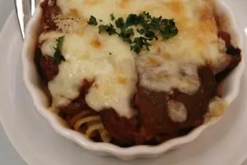<p>The tomato gratin</p>