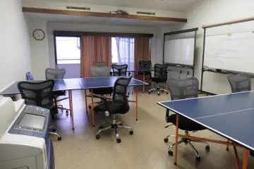 <p>L'espace bureau commun</p>