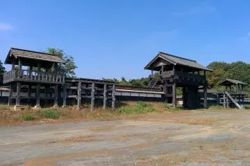 <p>ทางเข้าโซน Inn Town</p>