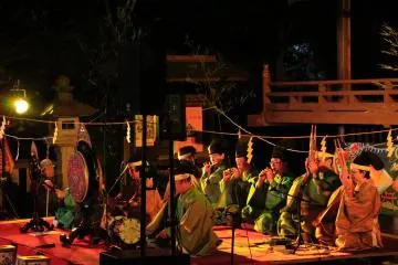 <p>Du gagaku (musique de cour) au sanctuaire</p>