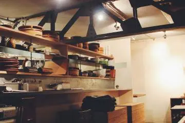 <p>The kitchen/ cafe</p>