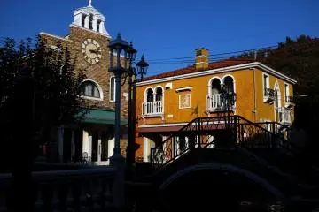 <p>La Vita, modeled after Venice, is a popular spot for tourists.</p>
