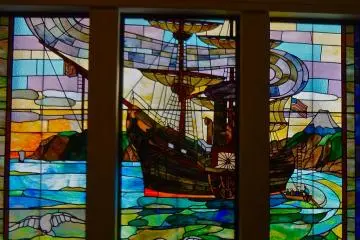 I really like Jack's stained glass windows.
